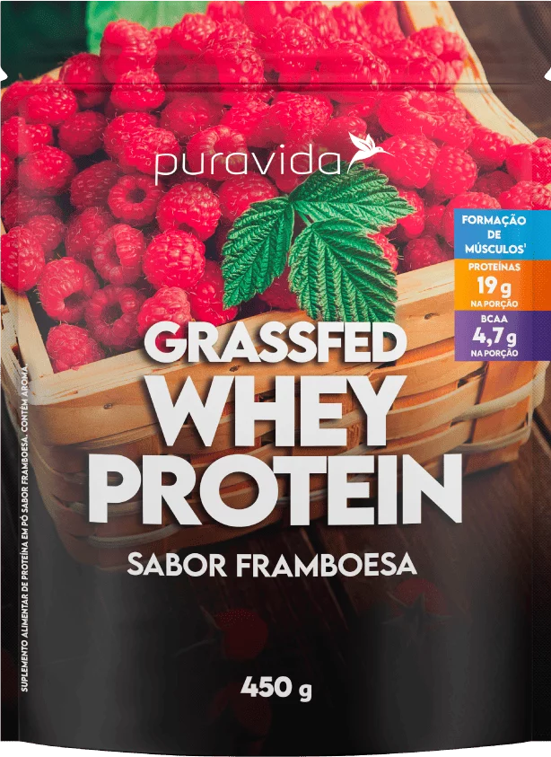 Whey Protein Grassfed - Sabor Chocolate Belga 450g