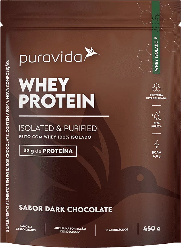 WHEY PROTEIN ISOLADO - WHEY 100% ISOLADO DARK CHOCOLATE 450g