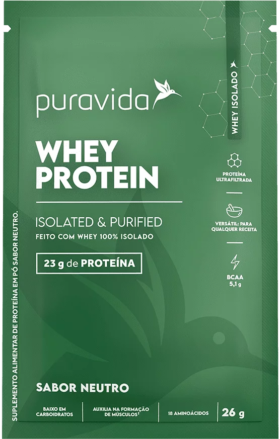 WHEY PROTEIN ISOLADO - WHEY 100% ISOLADO NEUTRO 26g