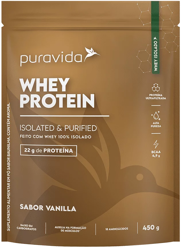 WHEY PROTEIN ISOLADO - WHEY 100% ISOLADO VANILLA 450g