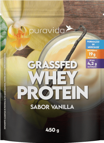 Whey Protein Grassfed - Sabor Chocolate Belga 450g